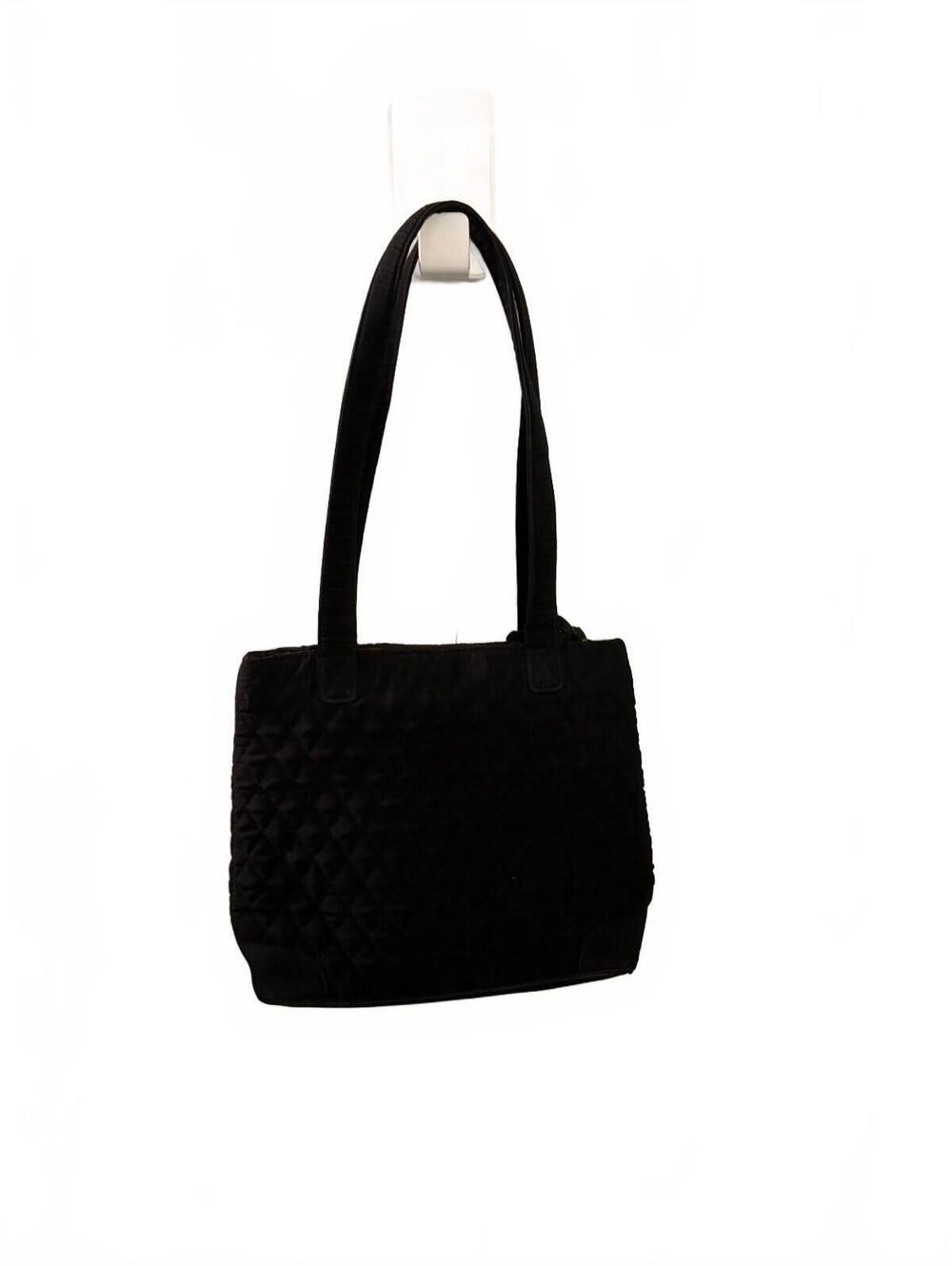 Vera Bradley Black Quilted Tote Bag
